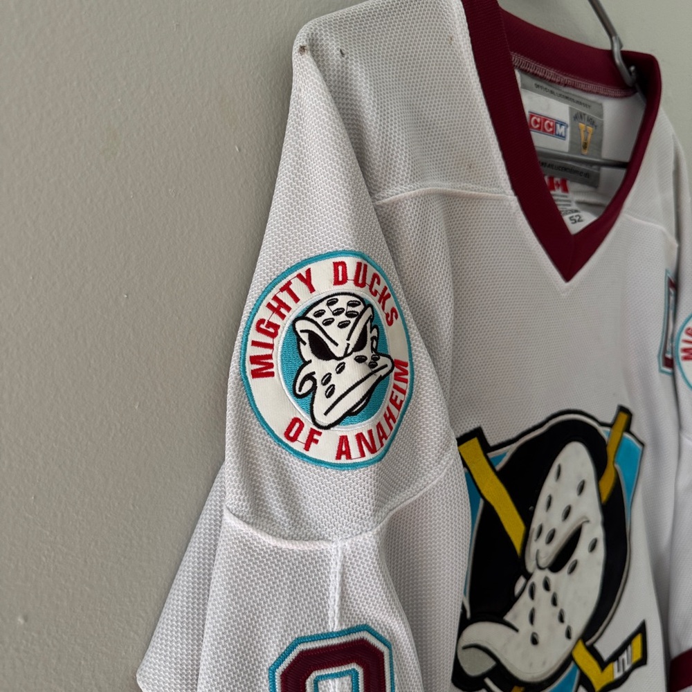 Paul Kariya "Throwback" CCM Jersey Anaheim Mighty Ducks XL - Picture 5 of 6